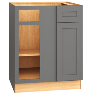 BC36 - Corner Base Cabinet with Single Door in Omni Graphite