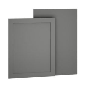 BEDSD - Decorative Door End Panel Base Cabinet Kit in Omni Graphite