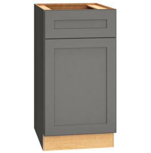 BWB18 - Base Wastebasket Cabinet in Omni Graphite