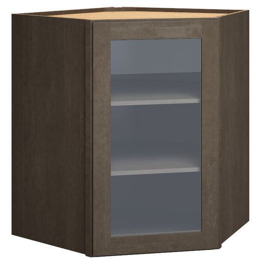 DWCG3024 - Cut-for-Glass Diagonal Wall Cabinet in Omni Beachwood