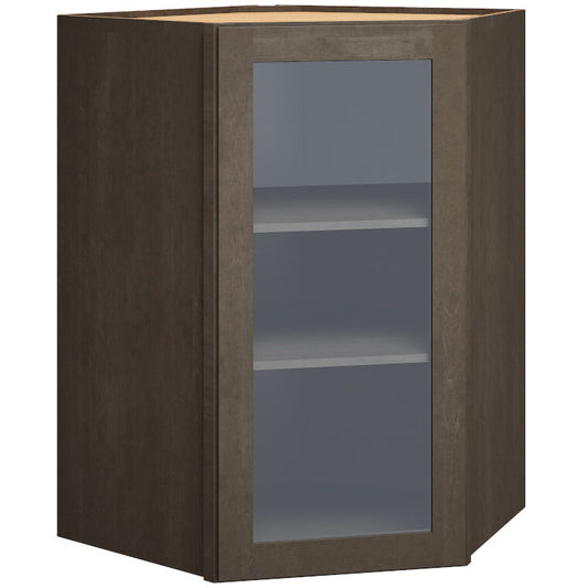 DWCG3624 - Cut-for-Glass Diagonal Wall Cabinet in Omni Beachwood