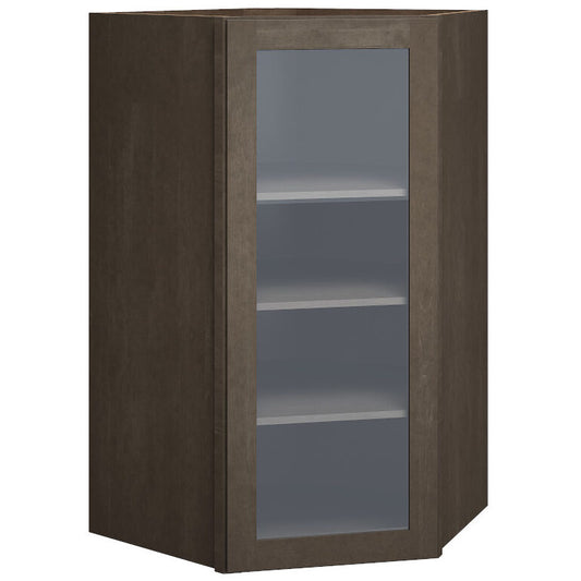 DWCG4224 - Cut-for-Glass Diagonal Wall Cabinet in Omni Beachwood