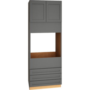 OC3D3393 - Single Oven Cabinet with 3 Drawers in Omni in Graphite