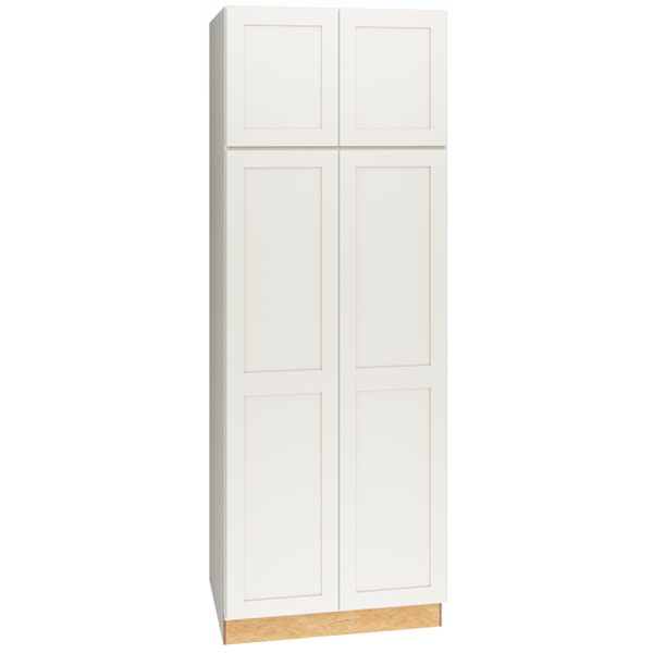 U3084 - Utility Cabinet with Double Doors in Omni Snow