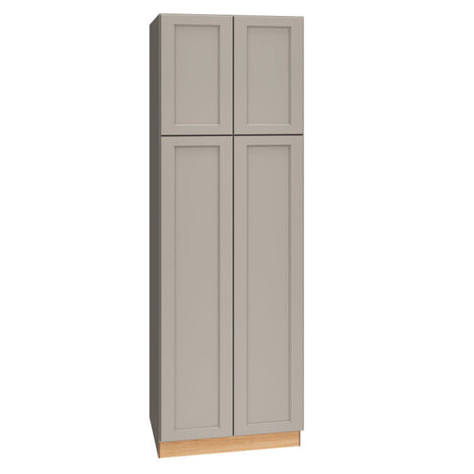 U309024 - Utility Cabinet in a Spectra Door Style with Double Doors in Mineral Finish