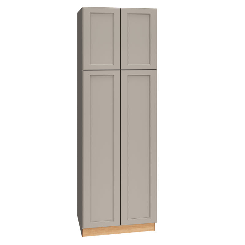 U309024 - Utility Cabinet in a Spectra Door Style with Double Doors in Mineral Finish