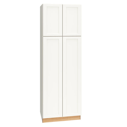U3090 - 90″ UTILITY CABINET IN 30″ WIDTH WITH DOUBLE DOORS IN OMNI SNOW
