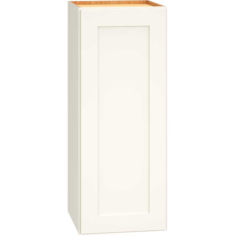 W1236 - WALL CABINET WITH SINGLE DOOR IN OMNI SNOW