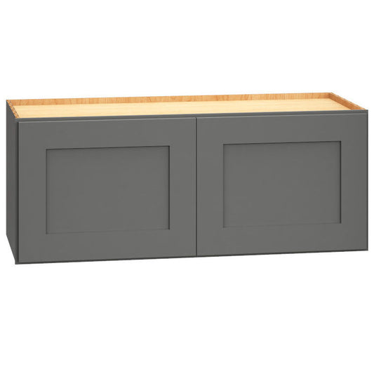 W3012 - Wall Cabinet with Double Doors in Omni Graphite