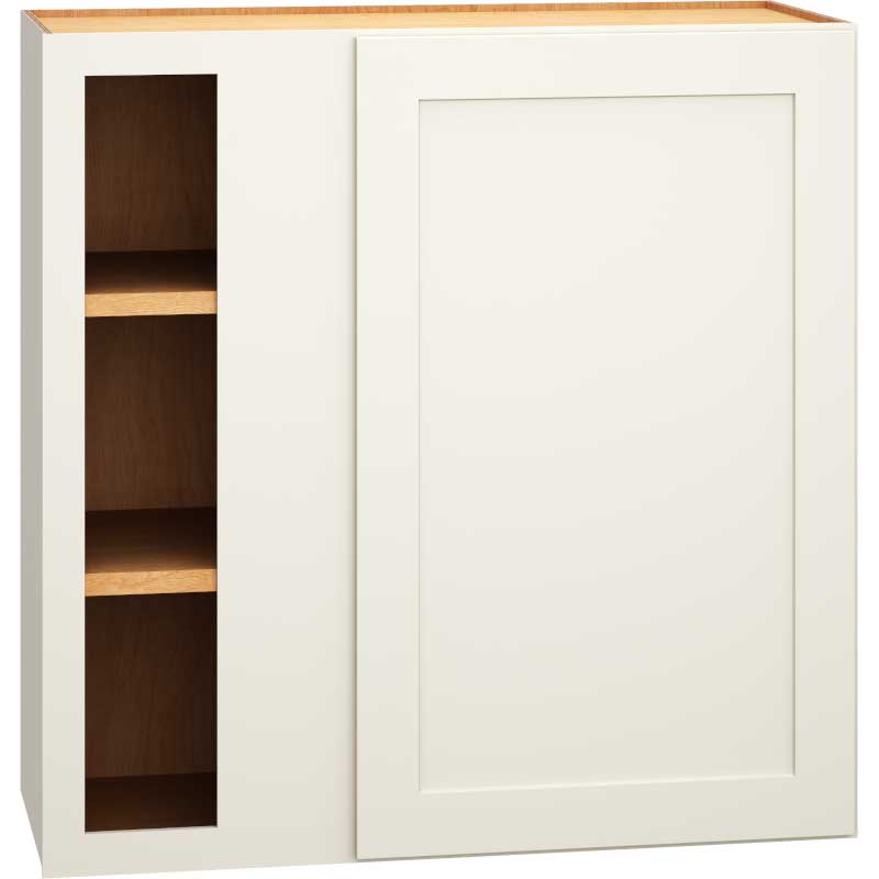 WC3030 - Corner Wall Cabinet with Single Door in Omni Snow