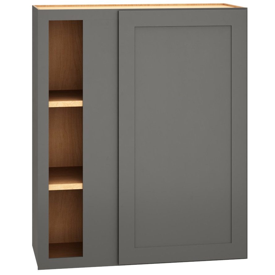WC3036 - Corner Wall Cabinet with Single Door in Omni Graphite