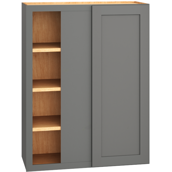 WC3039 - Corner Wall Cabinet with Single Door in Omni Graphite