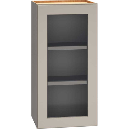 WCG1830 - Cut-for-Glass Wall Cabinet with Single Door in Mineral