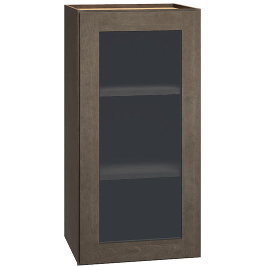 WCG1530 - Cut-for-Glass Wall Cabinet with Single Door in Beachwood