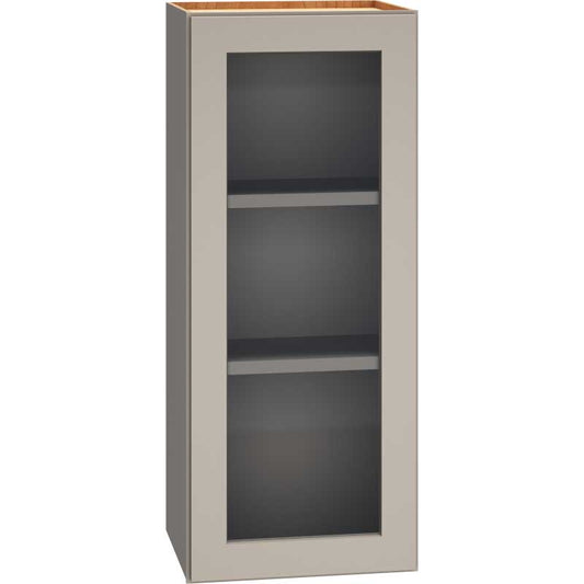 WCG1536 - Cut-for-Glass Wall Cabinet with Single Door in Mineral