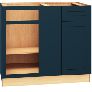 BC42 - CORNER BASE CABINET WITH SINGLE DOOR IN OMNI ADMIRAL