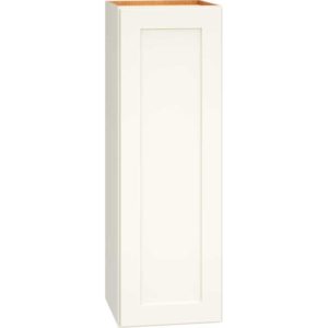 W1236 - WALL CABINET WITH SINGLE DOOR IN OMNI SNOW