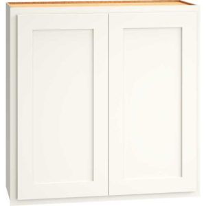 W3030 - WALL CABINET WITH DOUBLE DOORS IN CLASSIC SNOW