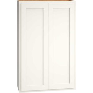W2742 - WALL CABINET WITH DOUBLE DOORS IN CLASSIC SNOW