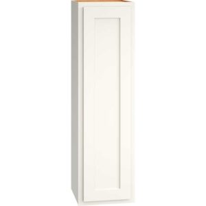 W1242 - WALL CABINET WITH SINGLE DOOR IN CLASSIC SNOW