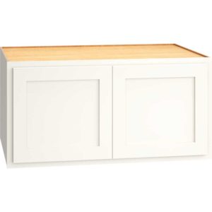 W361824 -  WALL CABINET WITH DOUBLE DOORS IN CLASSIC SNOW
