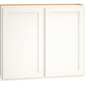 42″ X 36″ WALL CABINET WITH DOUBLE DOORS IN CLASSIC SNOW