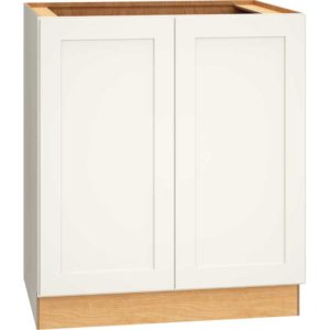 B30FH - Full Height Base Cabinet with Double Doors in Omni Snow