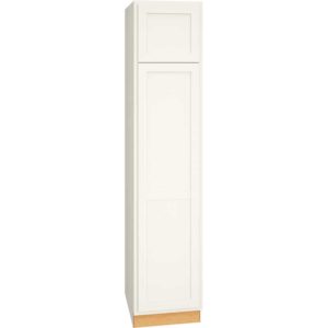 18" X 84″ UTILITY CABINET WITH SINGLE DOOR IN CLASSIC SNOW