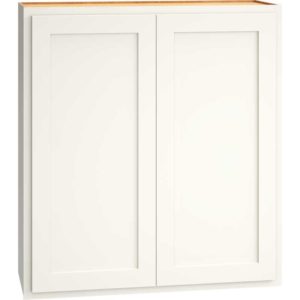 33″ X 36″ WALL CABINET WITH DOUBLE DOORS IN CLASSIC SNOW
