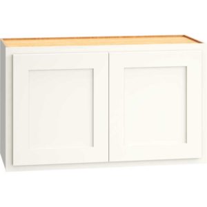 30″ X 18″ WALL CABINET WITH DOUBLE DOORS IN CLASSIC SNOW
