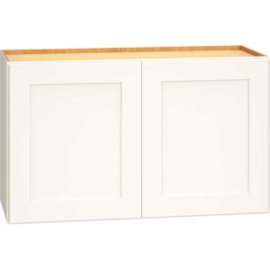 W3018 - WALL CABINET WITH DOUBLE DOORS IN OMNI SNOW