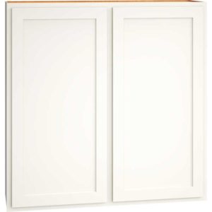 W4242 -  WALL CABINET WITH DOUBLE DOORS IN CLASSIC SNOW