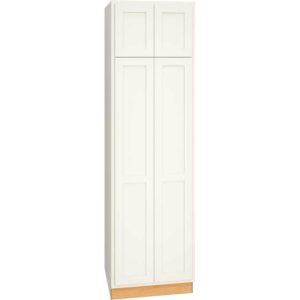 24" X 84″ UTILITY CABINET WITH DOUBLE DOORS IN CLASSIC SNOW