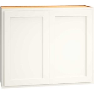 36″ X 30″ WALL CABINET WITH DOUBLE DOORS IN CLASSIC SNOW
