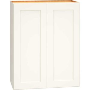 W2430 -  WALL CABINET WITH DOUBLE DOORS IN OMNI SNOW