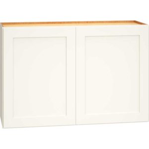 36″ X 24″ WALL CABINET WITH DOUBLE DOORS IN OMNI SNOW