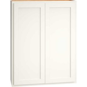 W3342 - WALL CABINET WITH DOUBLE DOORS IN CLASSIC SNOW