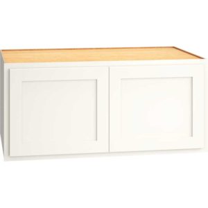 W391824 - WALL CABINET WITH DOUBLE DOORS IN CLASSIC SNOW