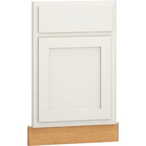 ACSF36 - SINGLE DOOR ANGLED CORNER SINK FRONT IN CLASSIC SNOW