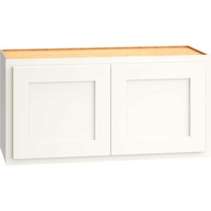 30″ X 15″ WALL CABINET WITH DOUBLE DOORS IN CLASSIC SNOW