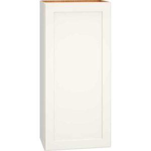 W1839 - WALL CABINET WITH SINGLE DOOR IN OMNI SNOW