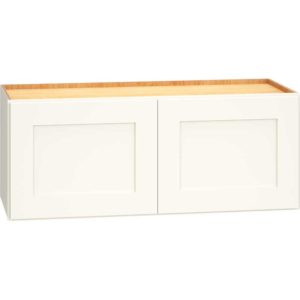 W3012 - WALL CABINET WITH DOUBLE DOORS IN OMNI SNOW