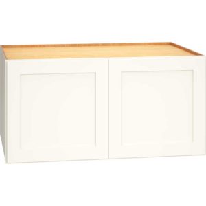 W361824 - WALL CABINET WITH DOUBLE DOORS IN OMNI SNOW
