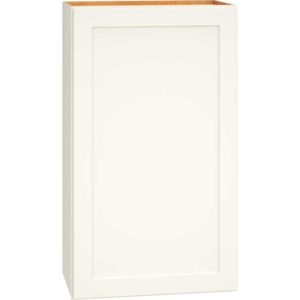 W2136 - WALL CABINET WITH SINGLE DOOR IN OMNI SNOW