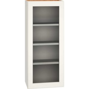 WCG1842 - CUT-FOR-GLASS WALL CABINET WITH SINGLE DOOR IN SNOW