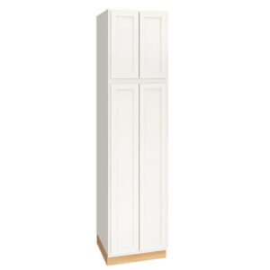 24" X 93″ UTILITY CABINET WITH DOUBLE DOORS IN CLASSIC SNOW