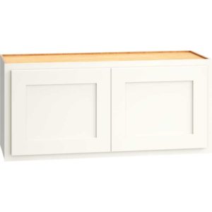 33″ X 15″ WALL CABINET WITH DOUBLE DOORS IN CLASSIC SNOW