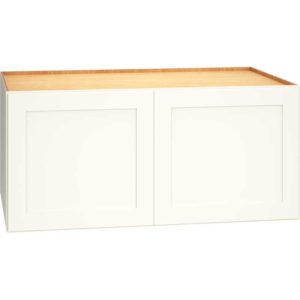 39″ X 18″ WALL CABINET WITH DOUBLE DOORS IN OMNI SNOW