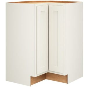 BER33 - Easy Reach Base Cabinet in a Spectra Door Style in Snow Finish