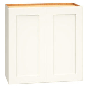 W2424 - WALL CABINET WITH DOUBLE DOORS IN OMNI SNOW